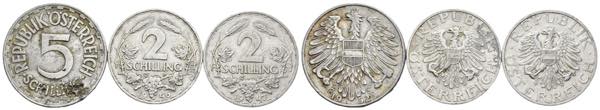 Austria - lotto di 3 monete - Ag. ... 