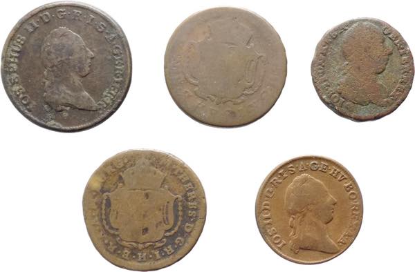Austria - lotto di 5 monete di cui ... 