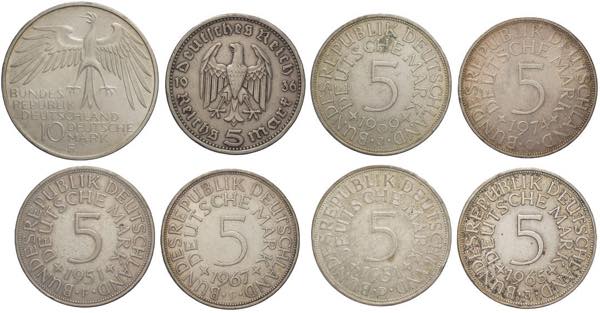 Europa - Lotto di 8 monete area ... 