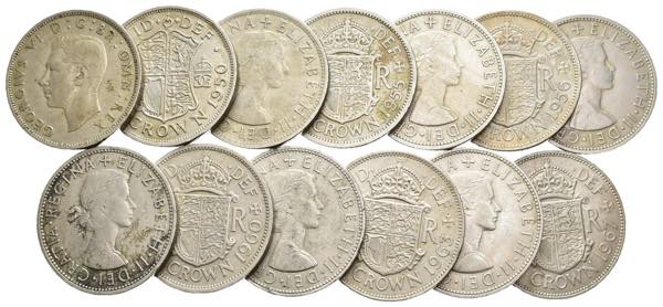Regno Unito - lotto di 13 monete ... 