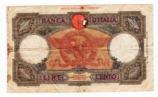 Regno dItalia - 100 Lire 30/04/36 ... 