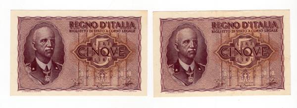 Regno dItalia - 5 Lire 1940 - ... 