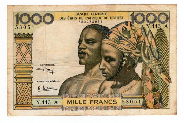 Africa Occidentale - 1000 Franchi ... 