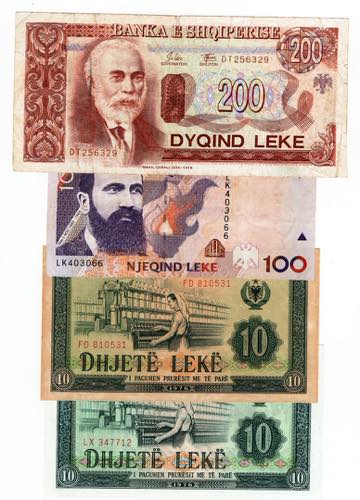 Albania - lotto di 4 banconote - ... 