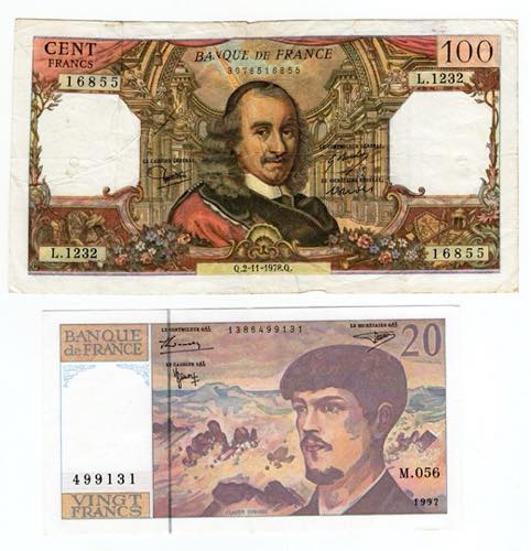 Francia - lotto di 2 banconote - ... 