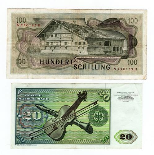 Germania - lotto di 2 banconote - ... 