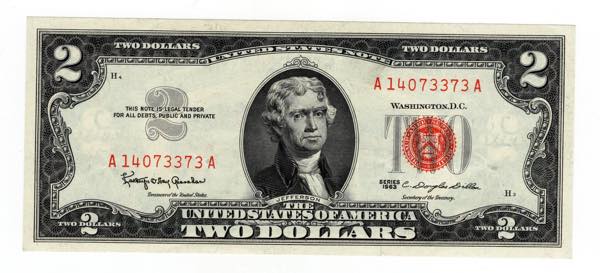 U.S.A. - 2 Dollari 1963 - Sigillo ... 