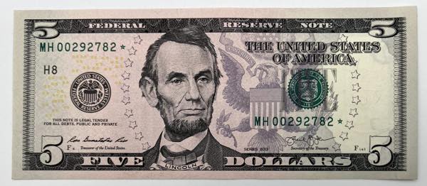U.S.A. - 5 Dollari 2013 - Lincoln ... 
