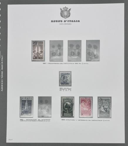 Raccolta di francobolli Regno ... 