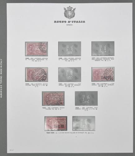 Raccolta di francobolli Regno ... 