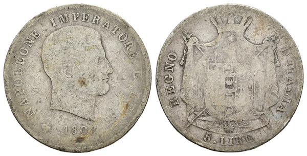 Milano - 5 Lire 1808 - Napoleone I ... 