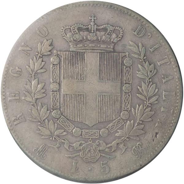Regno dItalia - 5 Lire 1875 - ... 