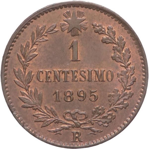 Regno di Italia - 1 Centesimo 1895 ... 