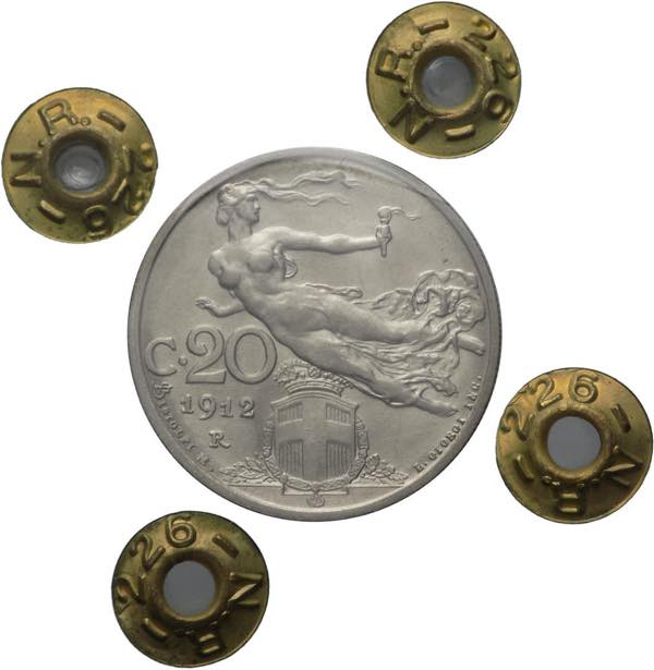 Regno dItalia - 20 centesimi 1912 ... 