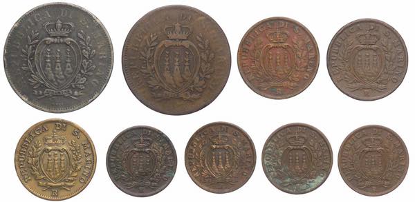 San Marino - Lotto di 11 monete - ... 