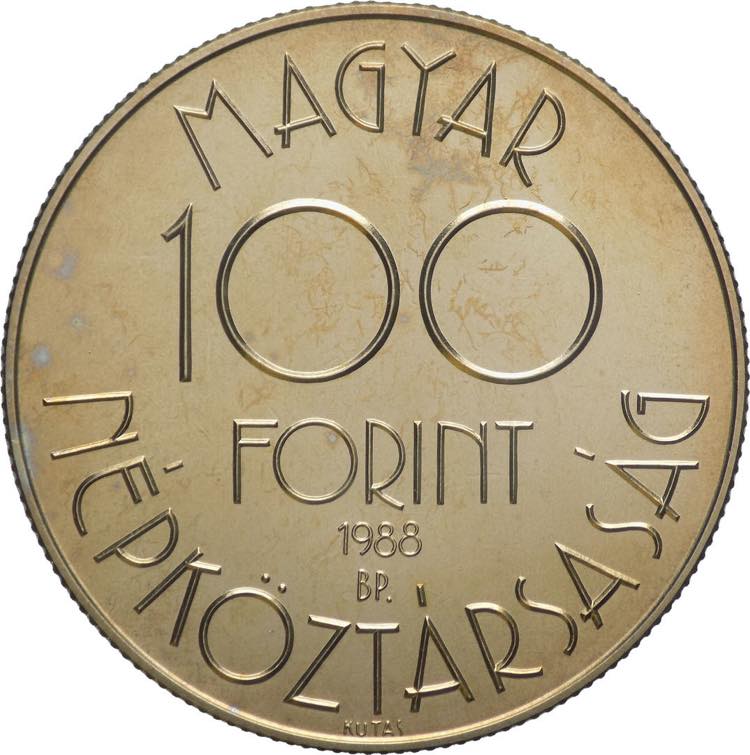 Ungheria - 100 forint 1988 - ... 