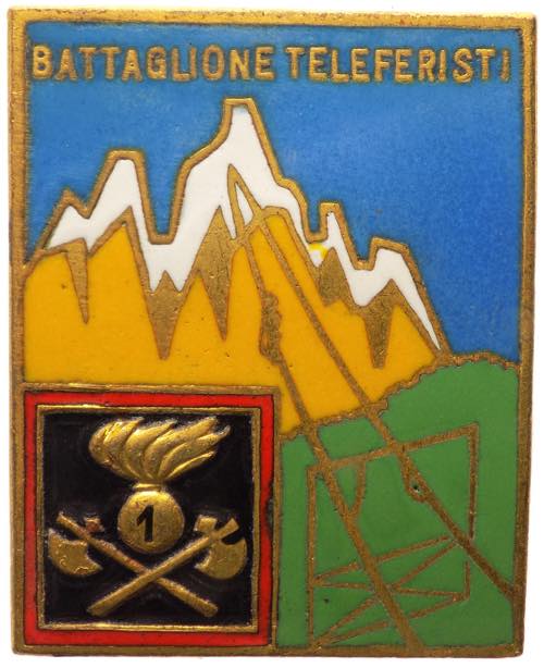 Spilla del Battaglione Teleferisti ... 