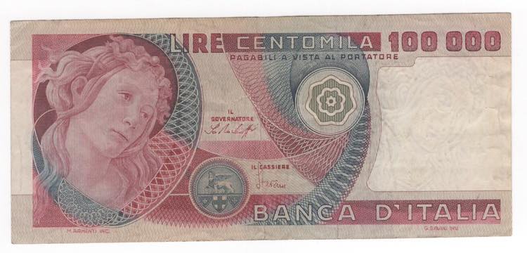 Repubblica Italiana - 100000 lire ... 