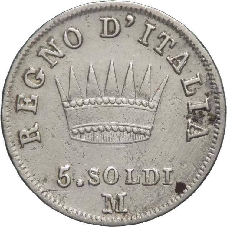 Milano - 5 Soldi 1810 - Napoleone ... 