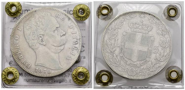 Umberto I (1878-1900) - 5 lire ... 