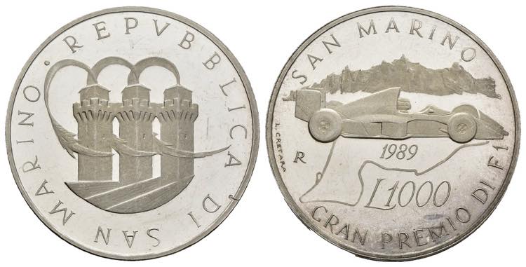 San Marino - 1000 Lire 1989 - Gran ... 