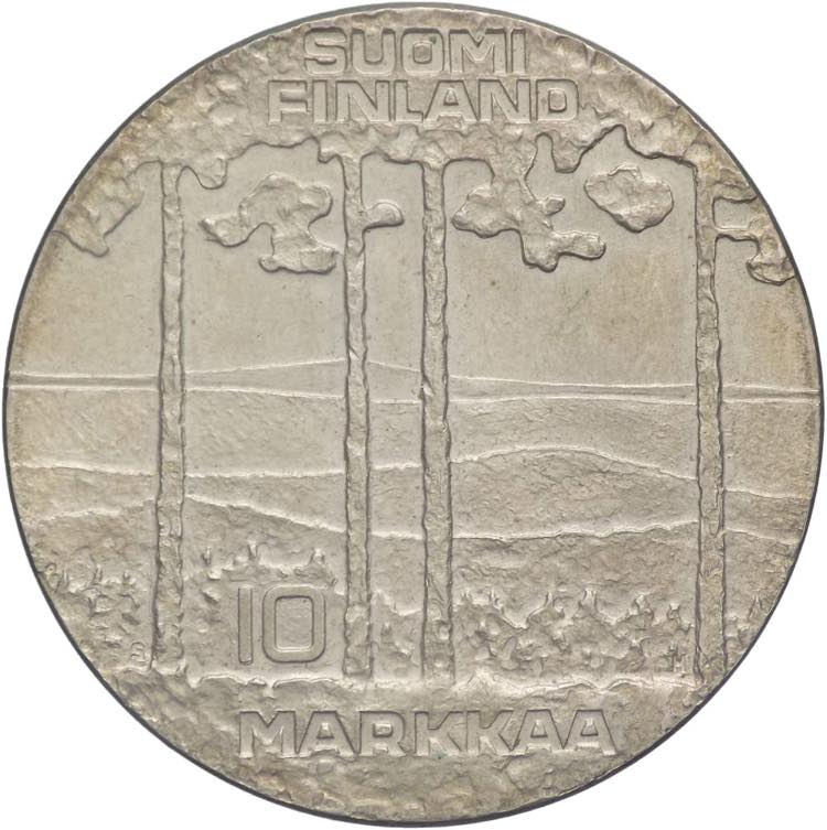 Finlandia - 10 Markaa 1975 - Ag.