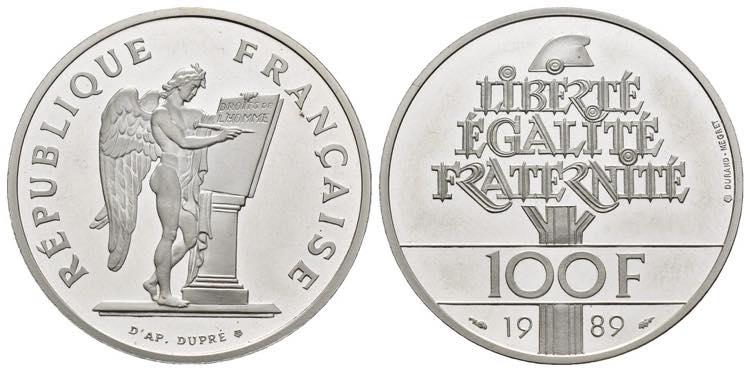 Francia - 100 Franchi 1989 - 200° ... 