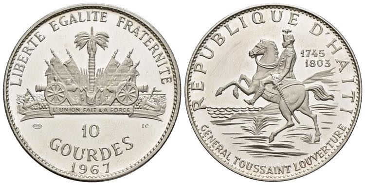 Haiti - 10 Gourdes 1967 - 10° ... 