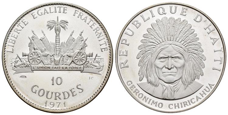 Haiti - 10 Gourdes 1970 - Geronimo ... 