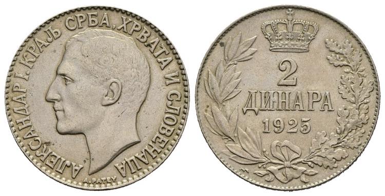 Jugoslavia - 2 Dinara 1925 - ... 