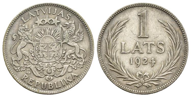 Lituania - 1 lats 1924 - ... 