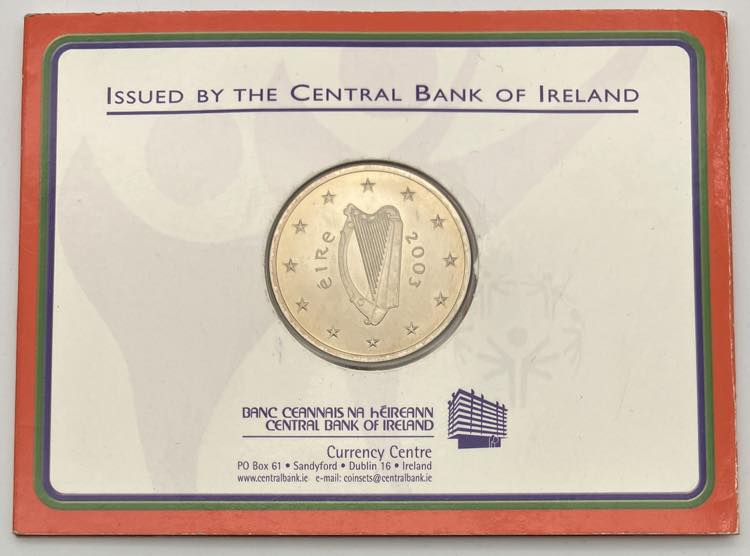Irlanda - 5 euro 2003 ... 