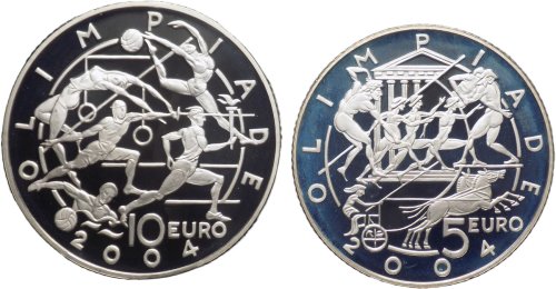 San Marino - 5 e 10 euro 2003 ... 