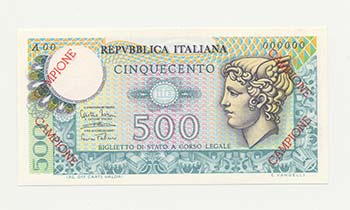 Repubblica Italiana - Banconota - ... 