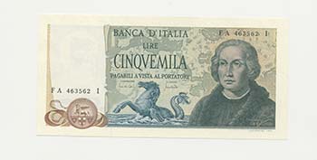 Repubblica Italiana - Banconote - ... 
