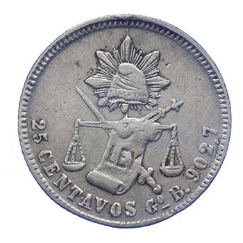 MESSICO - Messico - 25 Centavos ... 