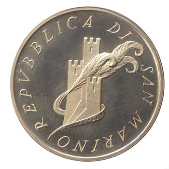 San Marino - 1000 Lire 1987 - Ag