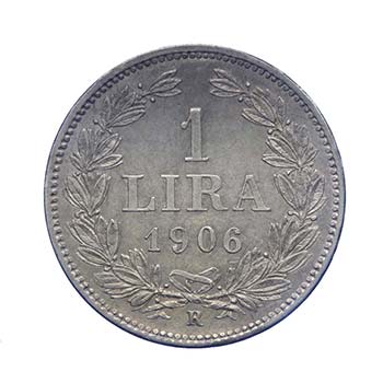 San Marino - 1 Lira 1906 - Ag