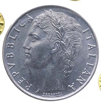 100 Lire Minerva 1955 - ... 