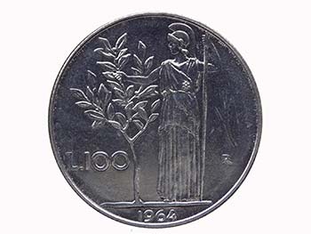 100 Lire Minerva 1964 - ... 