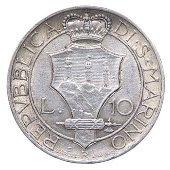 10 Lire 1938 - Ag