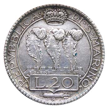 20 Lire 1931 - Ag