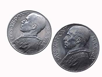Lotto n.2 monete: 5 Lire 1948 e 10 ... 