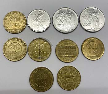 Rep.Italiana - Lotto n.10 monete: ... 