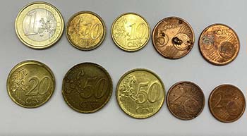 Euro - Lotto n.10 monete: 1 euro ... 