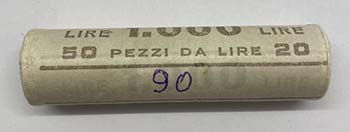 Repubblica - Rotolino 20 lire 1990