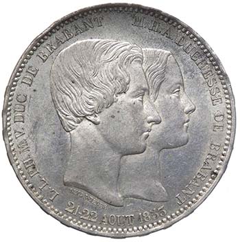 Belgio  - Leopoldo I (1831-1865) 5 ... 