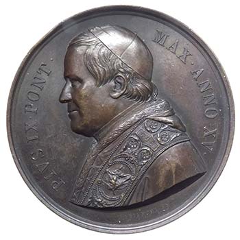 Pio IX (1846-1878) Medaglia anno ... 