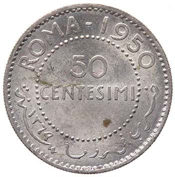 50 Centesimi 1950 - Lustro 
