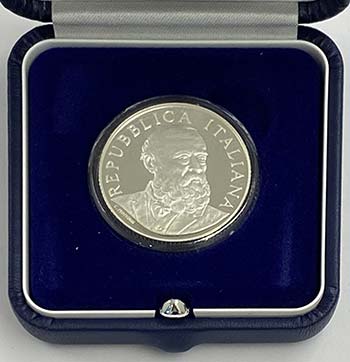 Moneta Commemorativa 5 Euro Meucci ... 